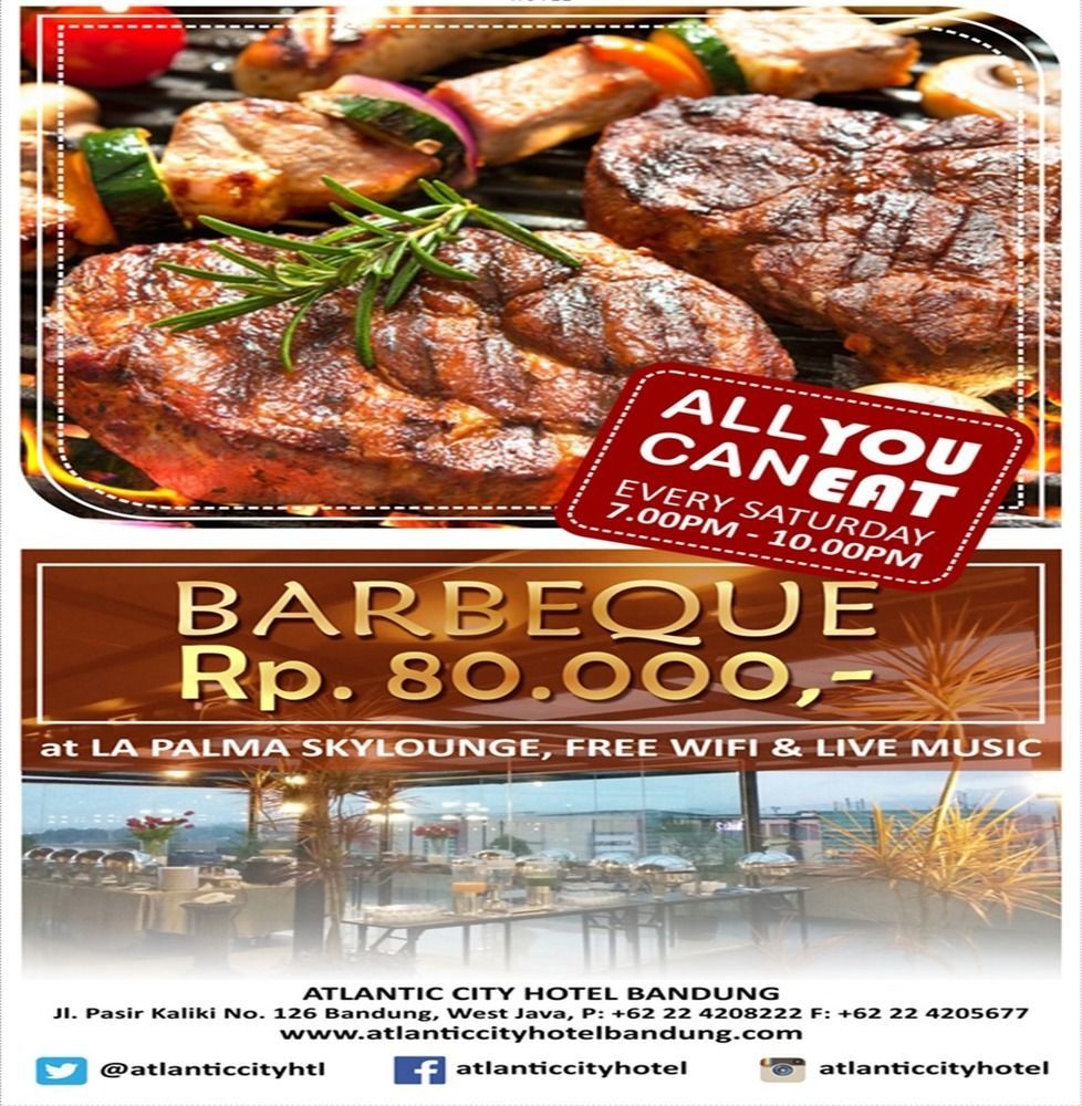 Atlantic City Hotel Bandung Buitenkant foto